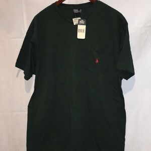 NWT Polo By Ralph Lauren Mens Tee | Forest Green | Size M